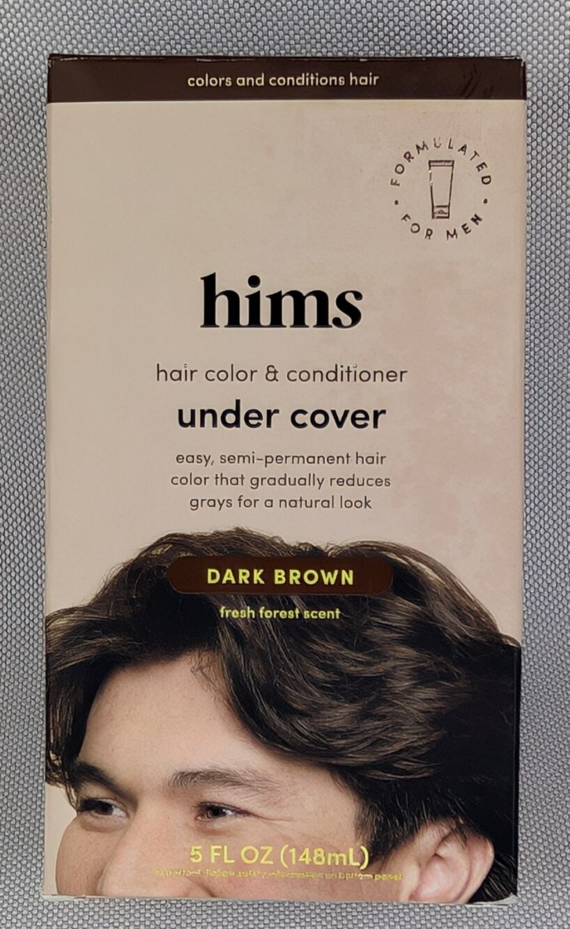 hims Mens Under Cover Hair Color & Conditioner-Dark Brown 5 Oz